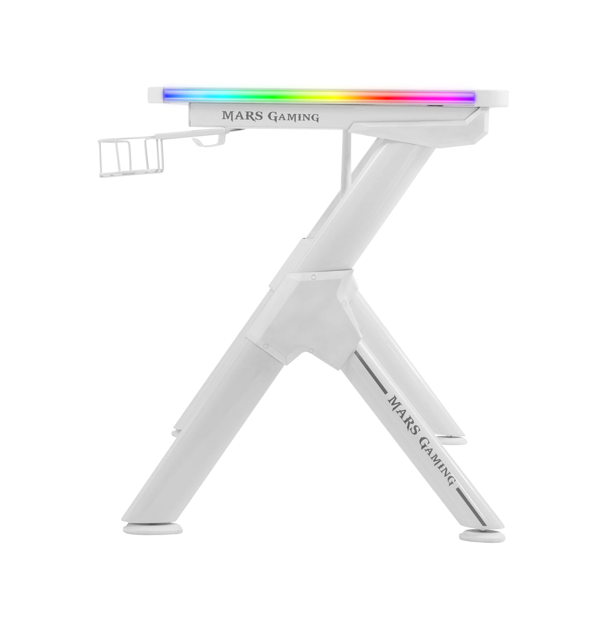 Mesa Gaming Mars Gaming Mgdrgb 110 X 60 X 75cm Blanca