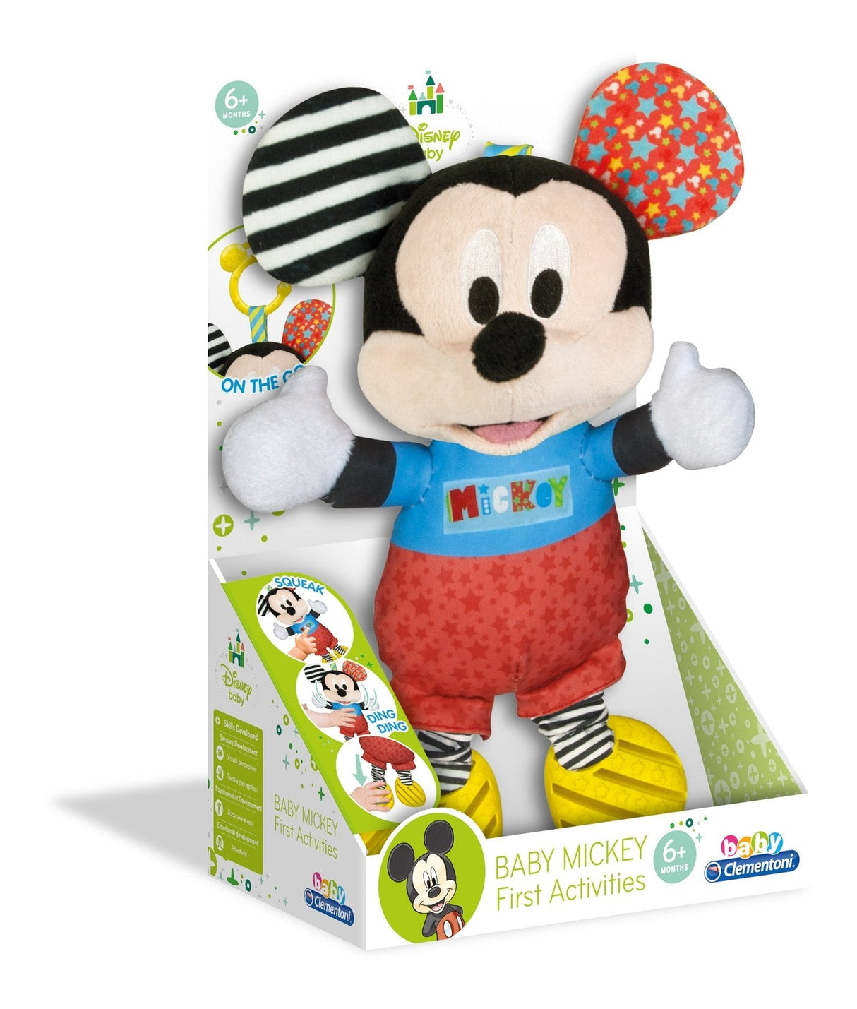 Peluche Texturas Baby Mickey Disney