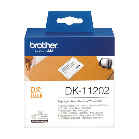 EAN 4977766628143 - Brother DK-11202 cinta para impresora de etiquetas Negro sobre blanco imagen 2