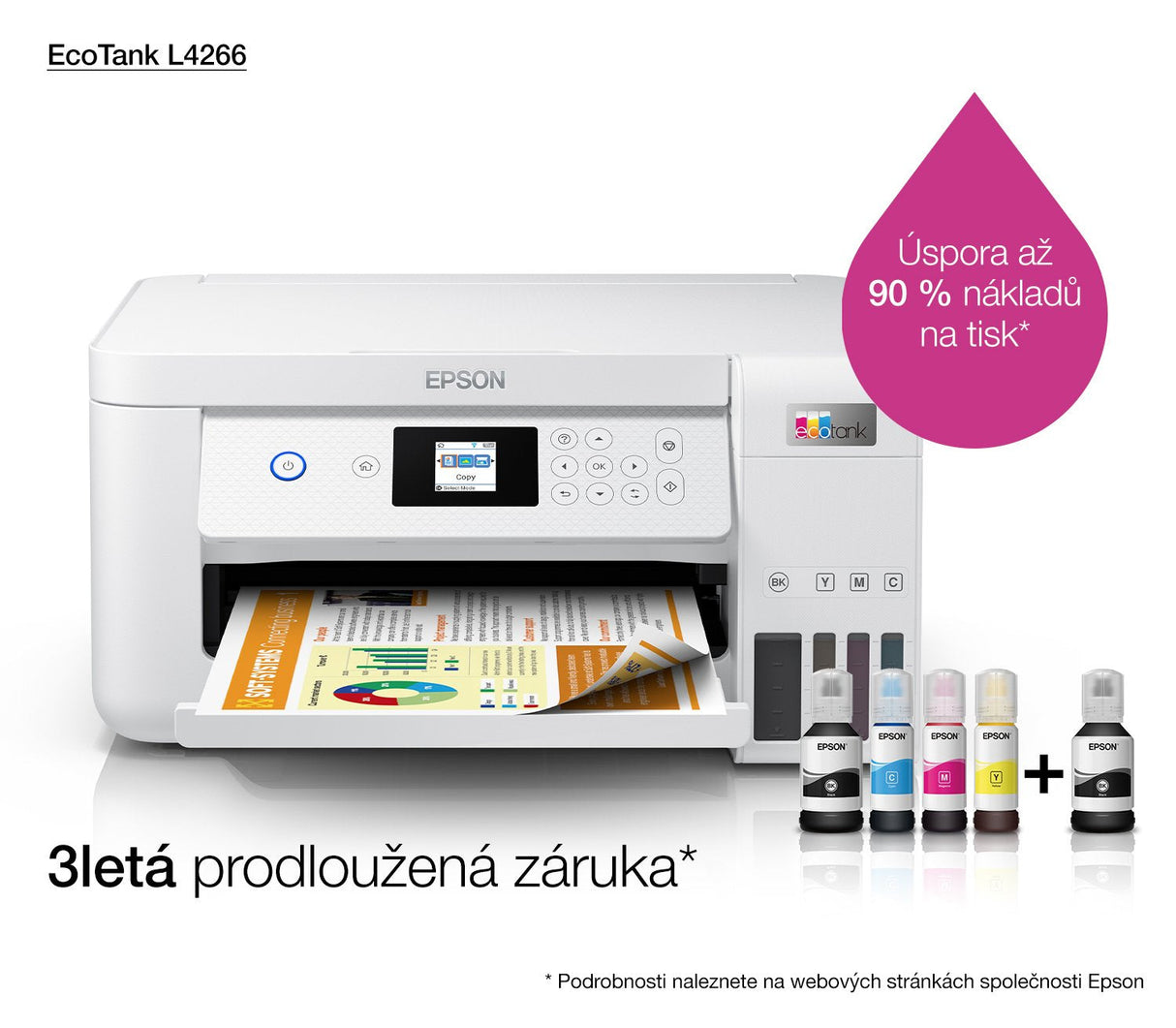 Impresora Multifunción 3 En 1 Epson Ecotank L4266