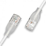 Cable Wantec De Red Utp Cat6a Eglow D=2,8mm 8,00m Blanco