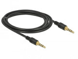 Delock 85598 Cable De Audio 2 M 3,5mm Negro