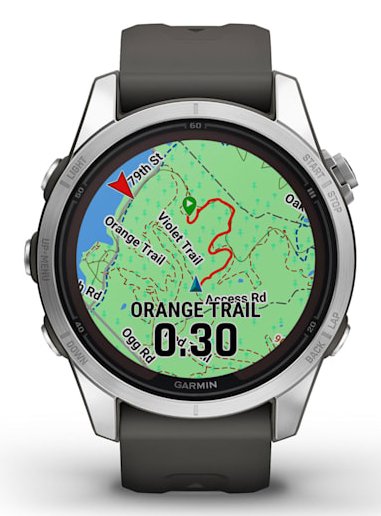 Garmin 7s Pro Solar Edition Silver Gray Smartwatch 42mm