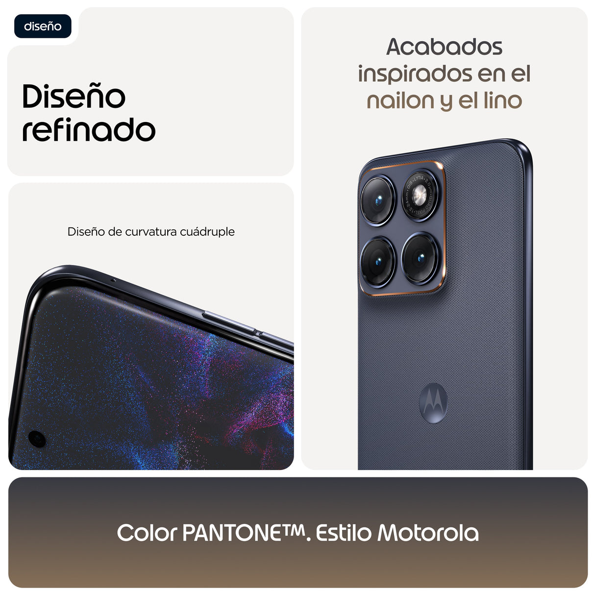 EAN 0840493631165 - Motorola edge 70 fusion 17,2 cm (6.78") SIM doble Android 16.0 5G USB Tipo C 8 GB 512 GB 5200 mAh Negro imagen 10