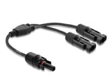Delock Dl4 Solar Splitter Cable 2xst > 1xbu 30cm Negro