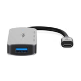 Nedis Ccgb64220gy01 Hub De Interfaz Usb 3.2 Gen 1 [3.1 Gen 1] Type-C 5000 Mbit/S Gris