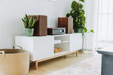 Pure Classic Stereo Coffee Black Walnut Eu Uk