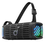 Anker Soundcore Boom 3i Negro Robuster Outdoor Azultooth Lautsprecher Ip68 50w Bassup 16h Spielzeit Lichtshow Tws-Stereo