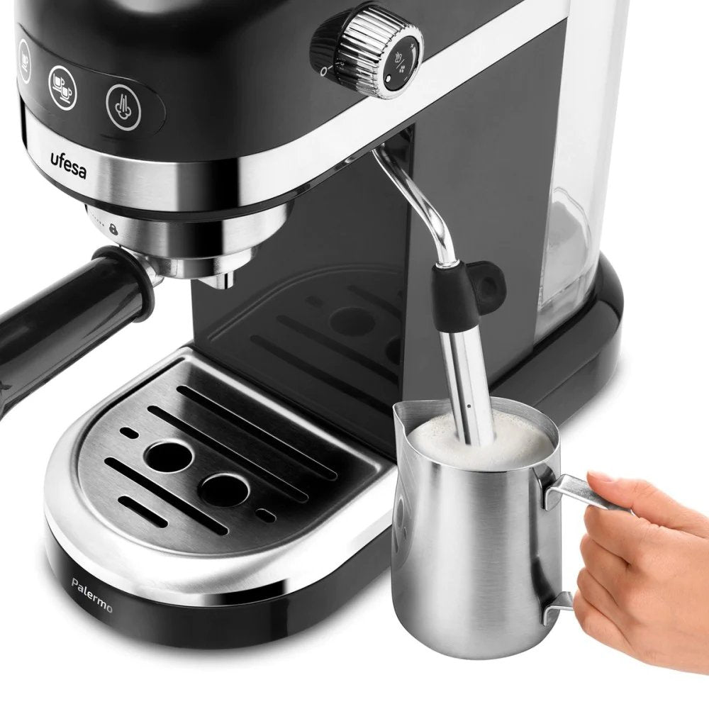 Cafetera Ufesa Palermo 20b Thermoblock Bca. Brazo Negro