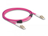 Delock Lwl Cable Mit Metallarmierung Lc Duplex Zu Lc Duplex Multimode Om4 3 M