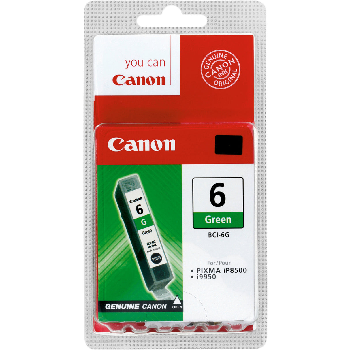 Canon Cartucho Verde Bci6g Pixma I/9950/990 Ip/8500/6000d