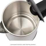 Hervidor Clatronic Wks 3692 Acero Inoxidable/Negro, 2.200 W, 1,5 Litros 263833
