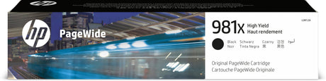 EAN 0889296095286 - HP 981X High Yield Black Original PageWide Cartridge cartucho de tinta 1 pieza(s) Alto rendimiento (XL) imagen 1