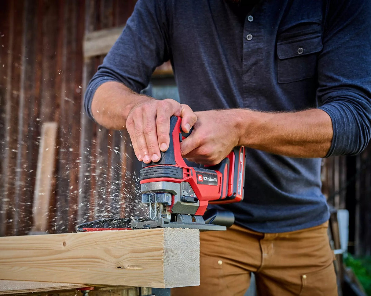 Einhell Power X-Change Akku-Stichsäge Te-Js 18/100 Li - Solo, 18volt (Rojo/Negro, Ohne Akku Und Ladegerät) 4321270