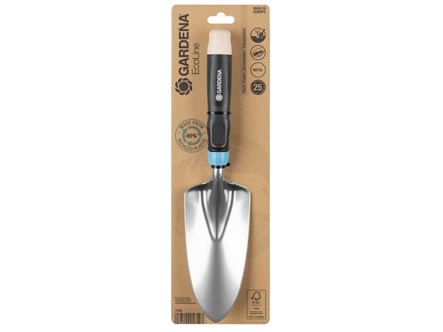 Gardena 17700-20 Pala Y Paleta Pala De Jardín Acero Negro, Gris, Plata