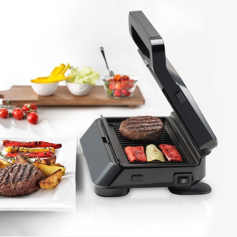EAN 8021098002402 - Braun SnackMaker 5 SM5001 sandwichera 800 W Negro imagen 4