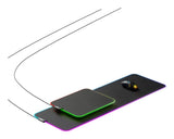 Alfombrilla Steelseries Prism Tela - Xl (63826) Steelseries Qck Prism Cloth Xl, Negro, Monótono, Tela, Caucho, Silicona, Retroiluminación Led, Multicolor, Alfombrilla De Ratón Para Juegos