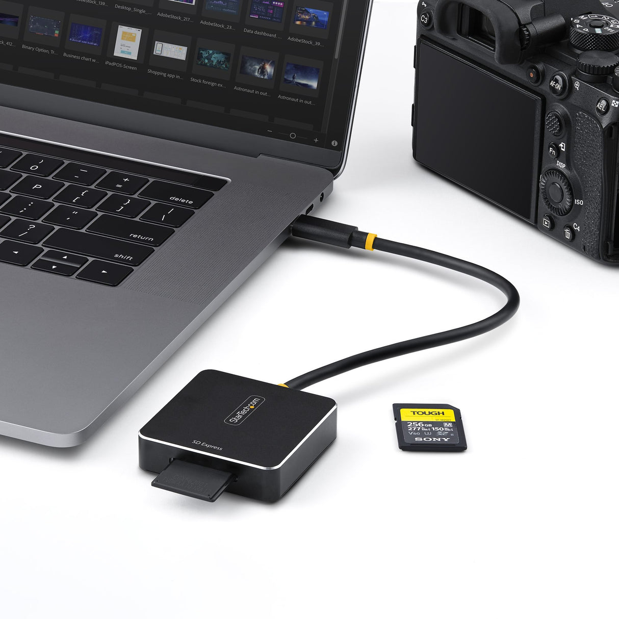 EAN 0065030905473 - StarTech.com 1B-USB-C-SDE-ADAPTER lector de tarjeta USB 3.2 Gen 2 (3.1 Gen 2) Type-C Negro imagen 6