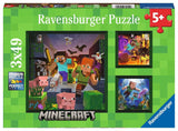 Puzzle Minecraft 3x49pzs