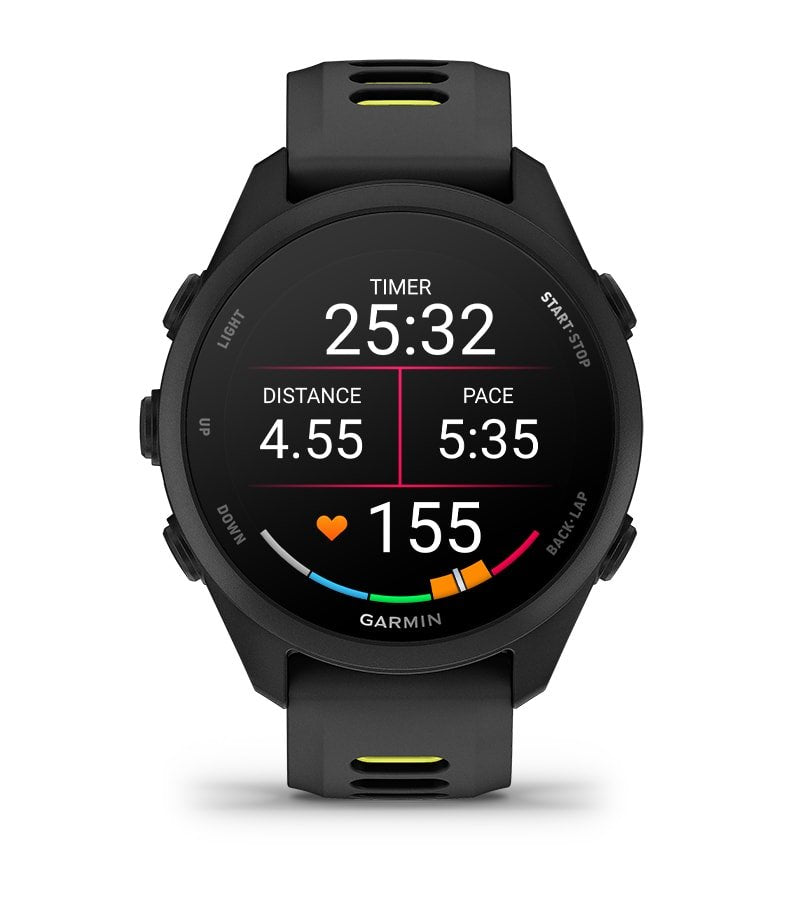 EAN 0753759368296 - Garmin Forerunner 170 3,05 cm (1.2") AMOLED 30 mm Digital 390 x 390 Pixeles Pantalla táctil Negro GPS (sa imagen 2