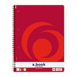Herlitz 10834117 Cuaderno Y Block A4 80 Hojas Rojo
