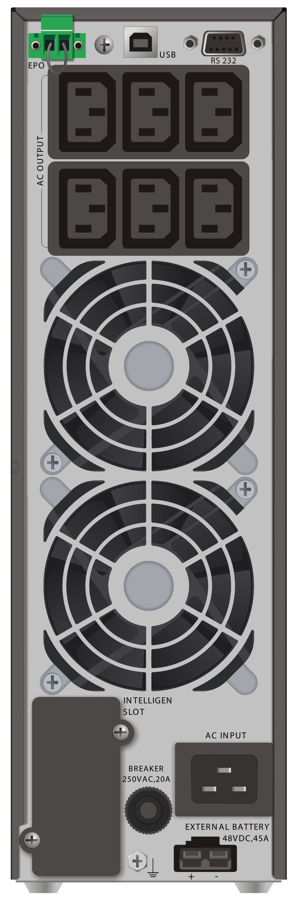 Powerwalker Vfi 2000 Tgs Ups On-Line 2000va Tgs 3x Iec Usb Rs-232 Tower Lcd