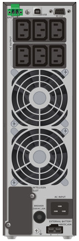 Powerwalker Vfi 2000 Tgs Ups On-Line 2000va Tgs 3x Iec Usb Rs-232 Tower Lcd