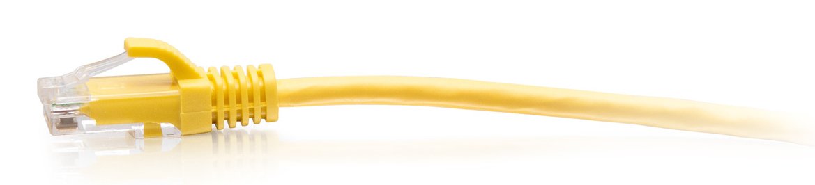 C2g Cable De Conexión Ethernet Delgado Sin Apantallar (Utp) Con Protección Antienganche Cat6a De 2,1 M - Amarillo