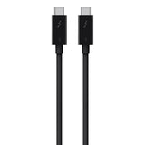 Cable Belkin F2cd084bt0.8mbk  Thunderbolt 3  De Usb-C A Usb-C  0.8m  Color Negro