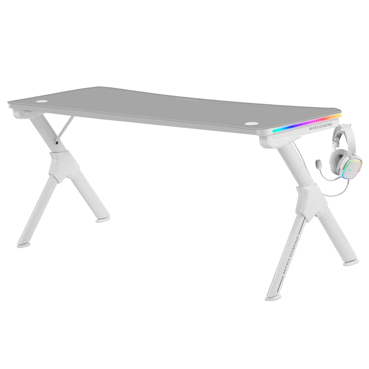Mesa Gaming Mars Gaming Mgdxlrgb 160 X 60 X 75cm Blanca