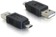 EAN 4043619650361 - DeLOCK Adapter USB micro-B male to USB2.0 A-male USB 2.0 A Negro imagen 1