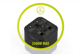 Mobile Origin Travel Adapter Pw30 Eu/Uk/Us/Aus, Black