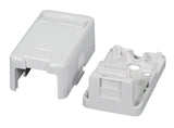 Verteilerbox Aufputz, 2-Port, Staubschutz Selbstschlieend