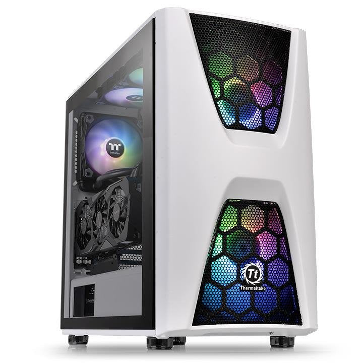 EAN 0841163070543 - Thermaltake Commander C34 TG Snow ARGB Edition Midi Tower Negro, Blanco imagen 1