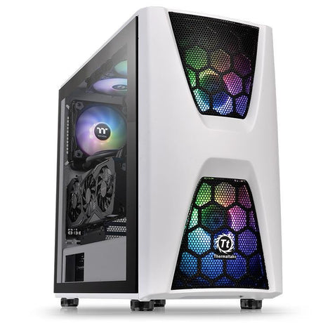 EAN 0841163070543 - Thermaltake Commander C34 TG Snow ARGB Edition Midi Tower Negro, Blanco imagen 1