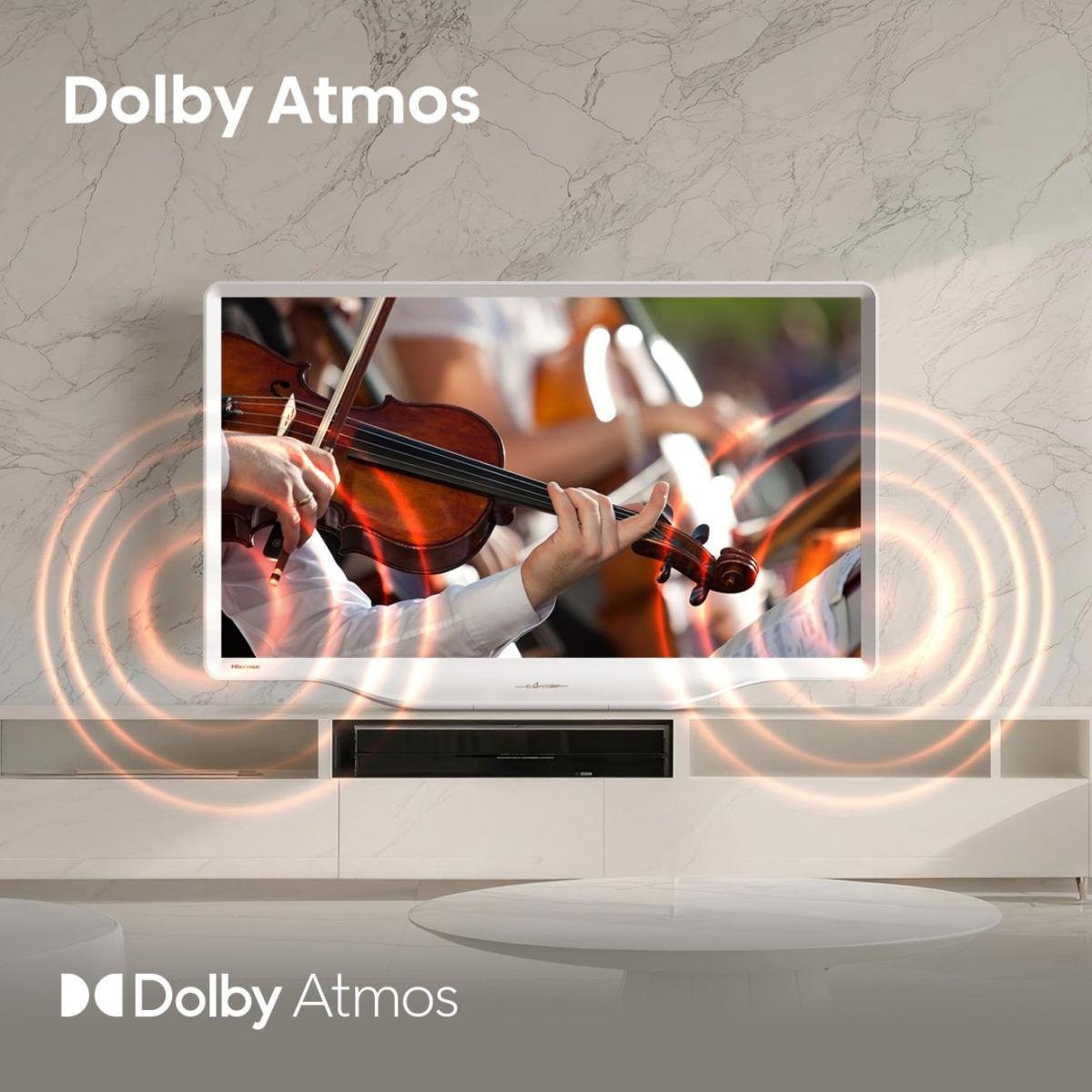 Tv Hisense 32s5q 32" Fhd Qled Lifestyle Modo Arte Dolby Atmos