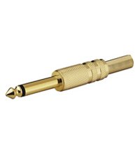 Conectorjack 6,3" Macho Mono Metal Oro