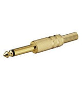 Conectorjack 6,3" Macho Mono Metal Oro