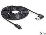 EAN 4043619833856 - DeLOCK USB 2.0 5m cable USB USB A Micro-USB B Negro imagen 2