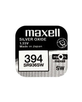 Maxell Micro Pilas Planas Óxido De Plata 1,55v - Sr0936sw 394 Caja 10u