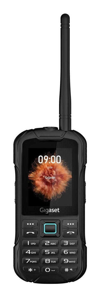 Gigaset Glx 8 Active Schwarz 6,1 Cm 2,4 Zoll Display Push-To-Talk Funktion 2500 Mah Akku Ip68 2 Mp Kamera Dual-Sim Azultooth