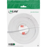 Inline Flat Ultraslim Cable De Red U/Utp Cat.6 Gigabit Ready Blanco 15m