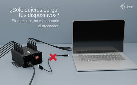 EAN 8595611706301 - i-tec CACHRGHUB10C cargador de dispositivo móvil Universal Negro Corriente alterna Carga rápida Interior imagen 5