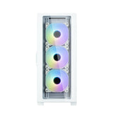 Caja Pc Zalman I3 Neo Tg Mid Tower White Rgb Fan X4