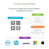 Startech Adaptador Usb-C A Hdmi Doble - Usb Tipo C A 2 Monitores Hdmi - 4k 60hz Pd De 100w 30cm