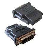 Adaptador Techly Dvi-D - Hdmi M/F Negro