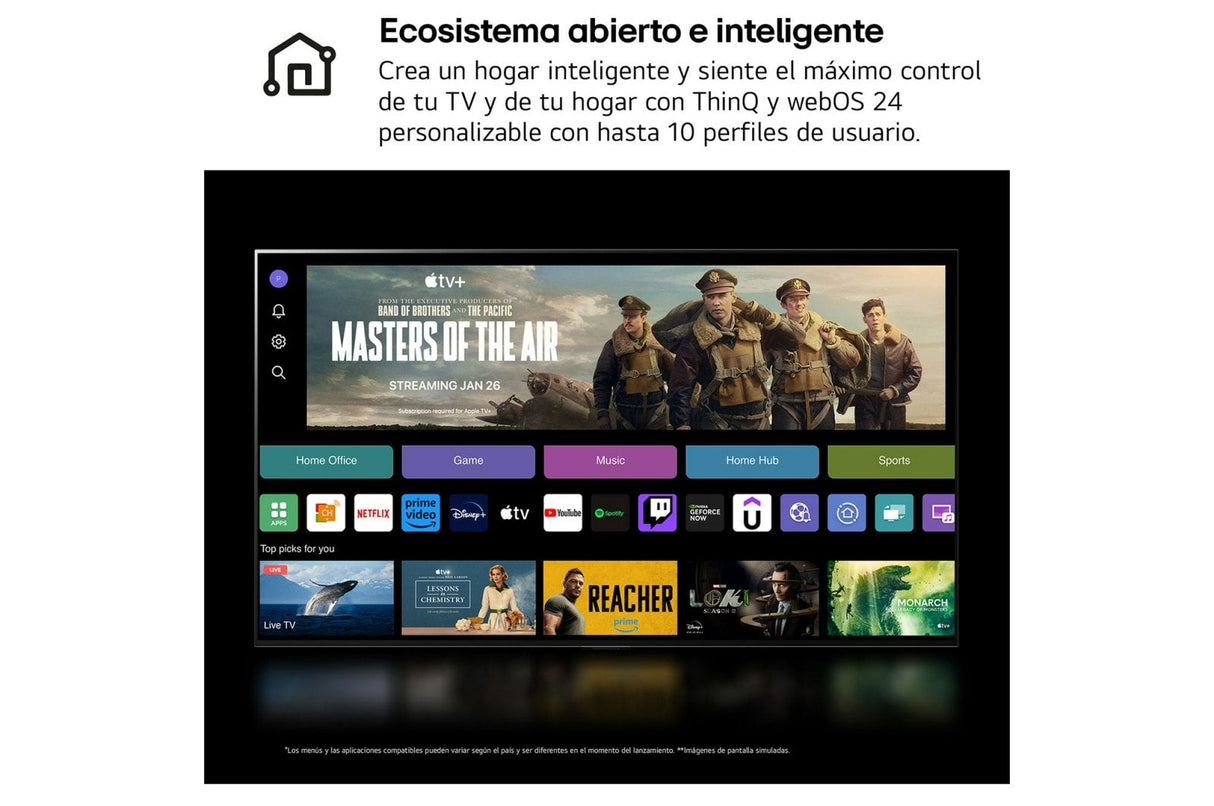 Lg 65ut81006la 65" 4k Ultra Hd Smart Tv Wifi Negro - Televisor