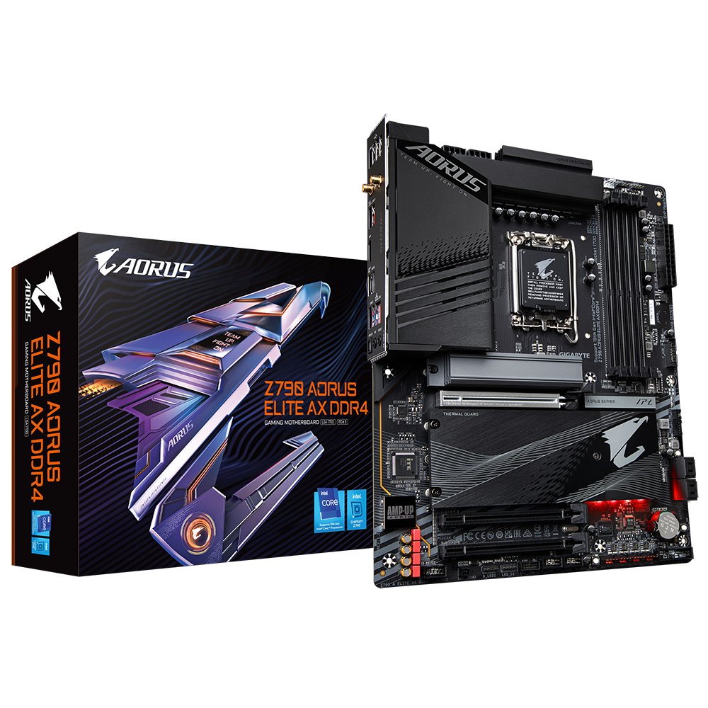 Placa Base  Gigabyte Z790 Aorus Elite Ax Ddr4 (Rev 1.0) Intel Z790 Express Lga 1700 Atx