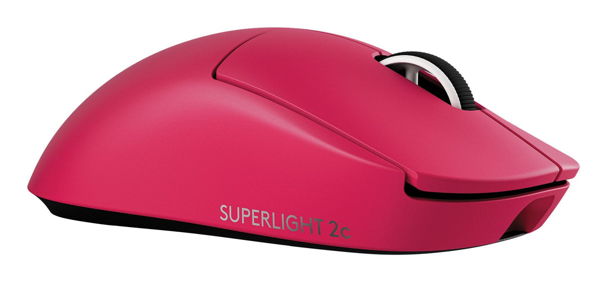 Logitech G Pro X Superlight 2c Ratón Gaming 5 Botones Inalámbrico Cableado 2.4 Ghz Usb Receptor Usb De Logitech Lightspeed Rosa