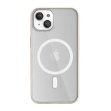 Funda Woodcessories Transparente Para  Magsafe Offwhite Iphone 14